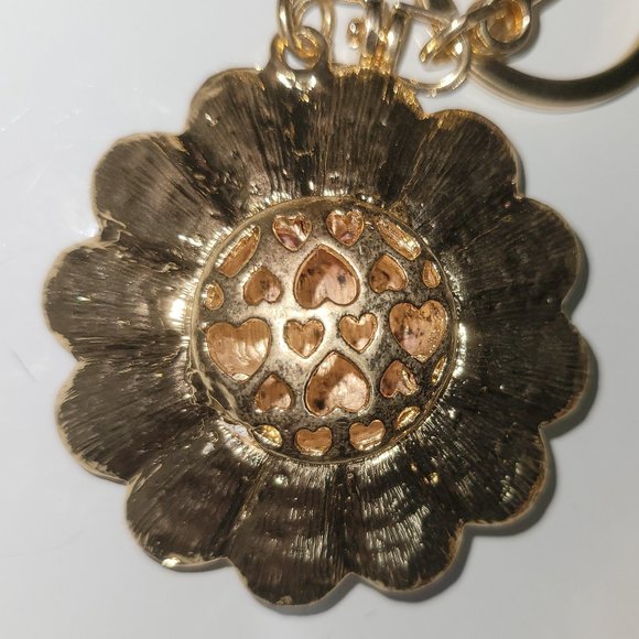 Takashi Murakami Style Rhinestone Flower Keychain/Bag Charm NWT - Picture 8 of 10